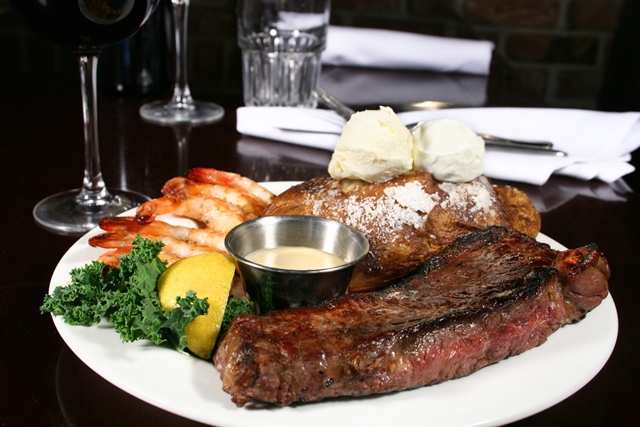 NY Strip & Shrimp