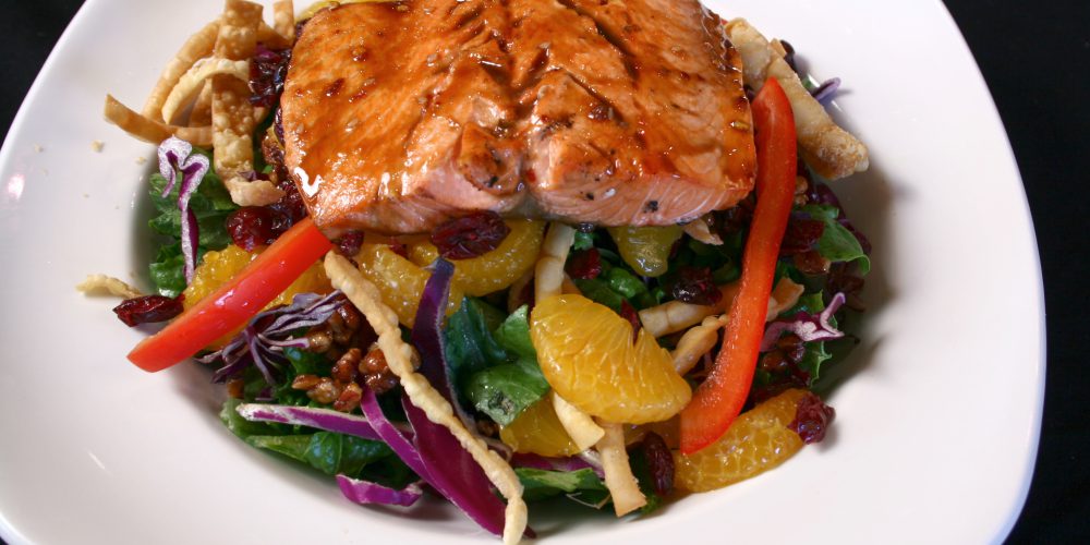 Salmon Asian Salad Salmon Asian Salad