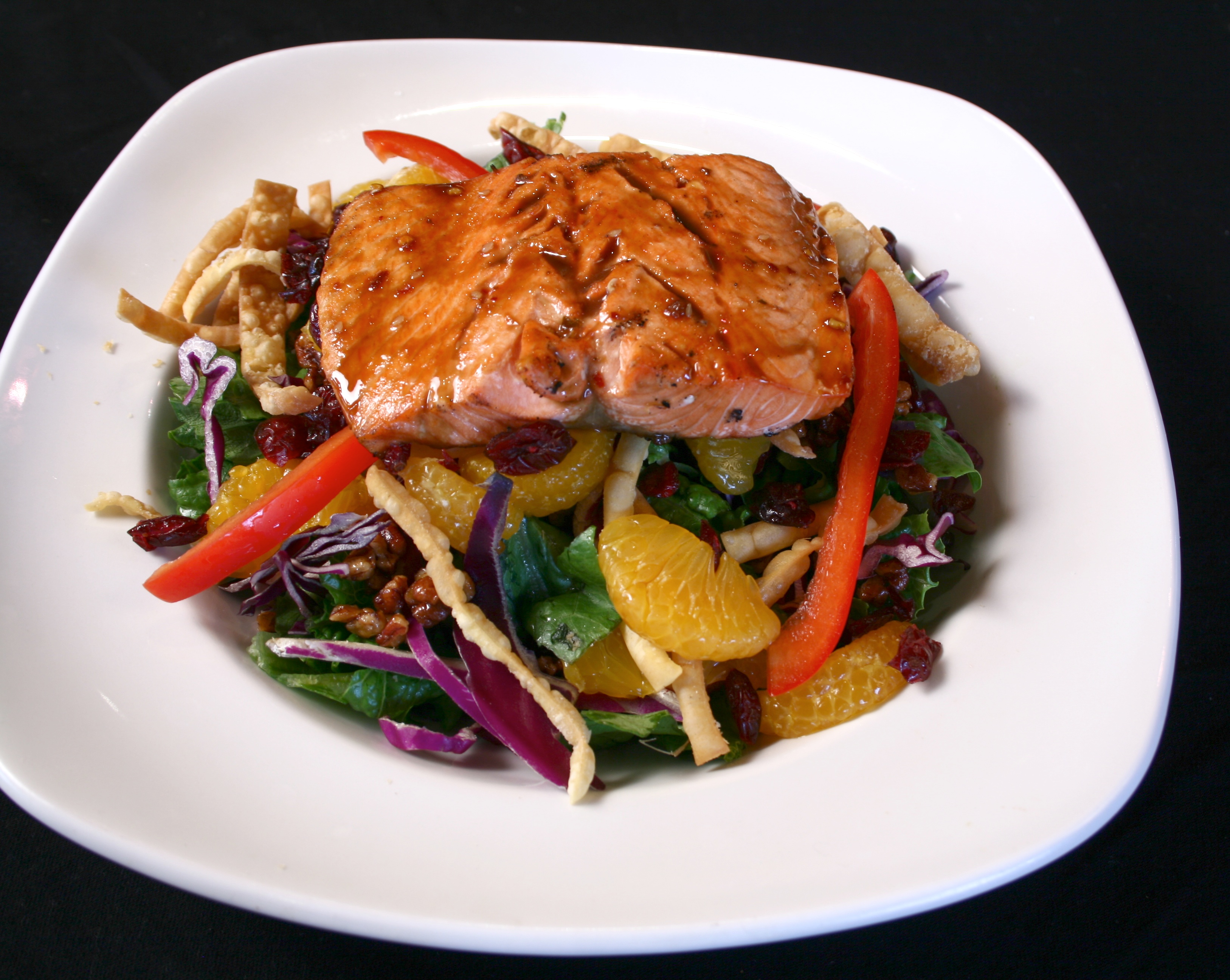 Salmon Asian Salad Salmon Asian Salad
